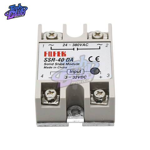 Module de relais à semi-conducteurs 24V-380V 40A 250V SSR-40DA 3-32V cc à ca SSR 40DA ► Photo 1/6