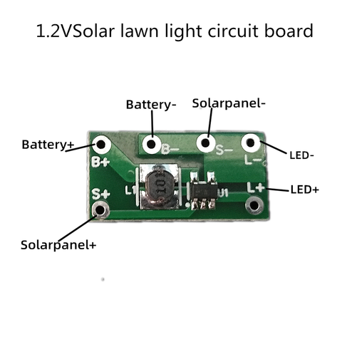 Contrôleur de lampe solaire encastrable, 1.2V, contrôleur de lumière à batterie nimh, Constant et brillant ► Photo 1/6