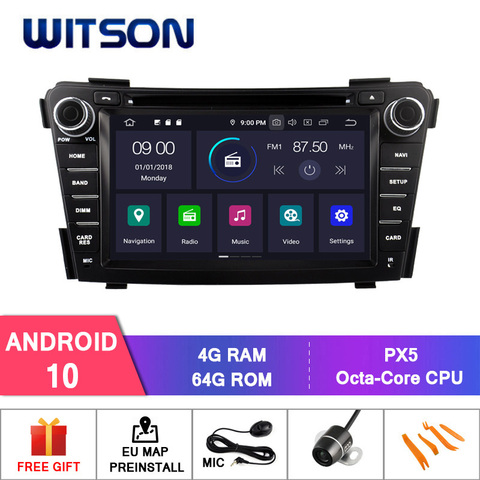 WITSON – autoradio Android 10.0, écran IPS HD, 8 cœurs, 4 go RAM, 32 go FLASH, DVR, WIFI, DSP, DAB, lecteur DVD, stéréo, pour voiture HYUNDAI I40 (2012-2014) ► Photo 1/6