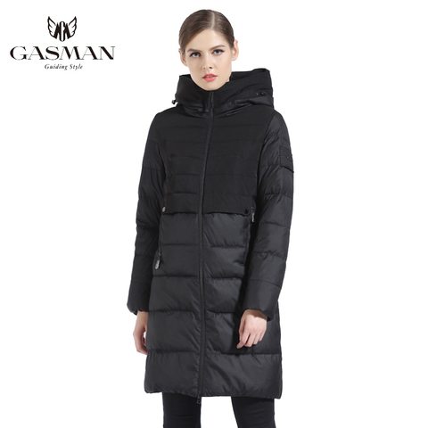 GASMAN-veste et manteau d'hiver pour femme, Slim et Long, Parka épais à capuche, manteau d'hiver Bio pour femmes, 2022 ► Photo 1/6