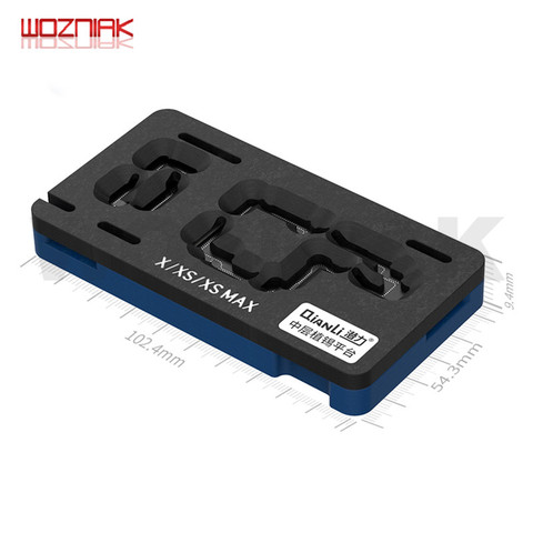 QianLi cadre moyen Reballing plate-forme téléphone portable soudure montage pour iPhone X XS 11 pro MAX carte logique réparation Net montage ► Photo 1/6