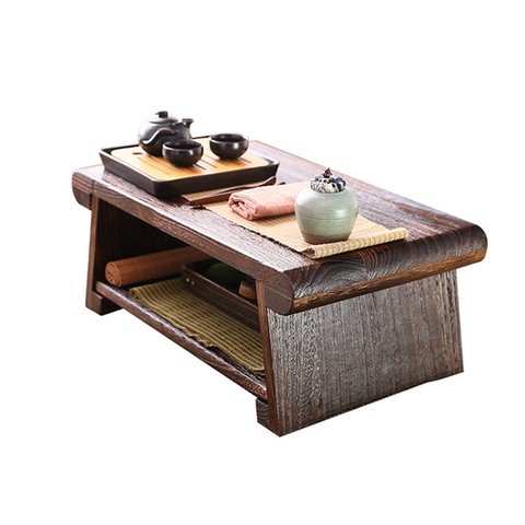 Table basse pliante en bois, 50x30x20 CM, minimaliste, compacte, Tatami, japonaise, pour salon, F602 ► Photo 1/6