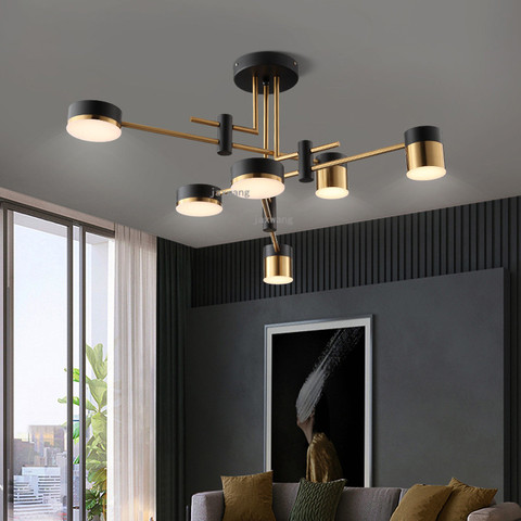 Lampe suspendue au style américain, produit de luxe moderne, design pendentif LED, luminaire décoratif décoratif d'intérieur, idéal pour un salon ou un Restaurant ► Photo 1/5