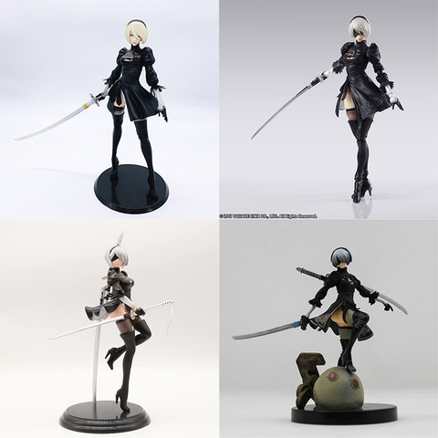 Nier Automata 2B YoRHa No.2 Type B PVC figurine japonais Anime Figure modèle jouets Collection poupée cadeau ► Photo 1/6