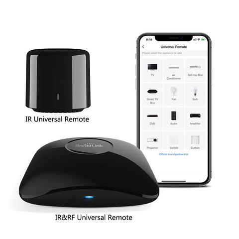 Broadlink – télécommande RM4 Pro Bestcon RM4C Mini universelle, télécommande IR Rf compatible avec Alexa Google assistant pour Ac ► Photo 1/6