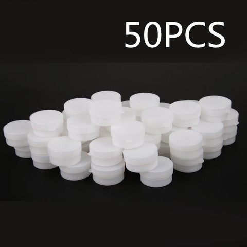 50pcs 5/10g vide Pot cosmétique Pot fard à paupières visage crème conteneur boîte cosmétique bouteilles rechargeables Pack boîte Pots en gros ► Photo 1/6