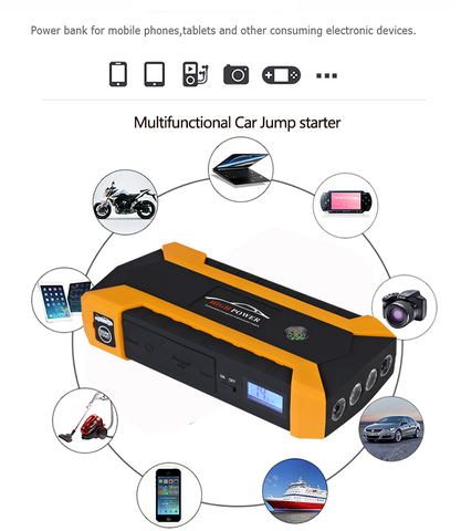 Dispositif de démarrage de batterie de voiture, batterie d'alimentation, 82800mAH, outil d'urgence, Booster de batterie multifonction 12v ► Photo 1/1