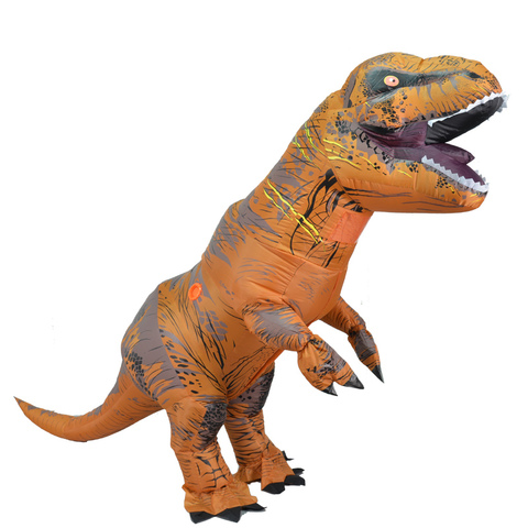 Costume gonflable T REX pour adultes, déguisement de dinosaure, tenue de fête, mascotte, Cosplay, dessin animé Dino, pour hommes et femmes ► Photo 1/6