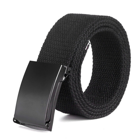 Hommes ceinture nouvelle mode unisexe armée tactique taille ceinture Jeans homme décontracté luxe toile sangle ceinture Ceinture Femme 17 couleurs ► Photo 1/6