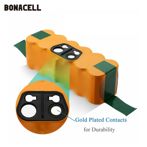 Bonacell – batterie Ni-MH 14.4V 3800mAh pour iRobot Roomba, L70, 500, 510, 530, 550, 560, 600, 760, 610, 770, 620, 630, 570, 580, 550, 540, 800 ► Photo 1/6