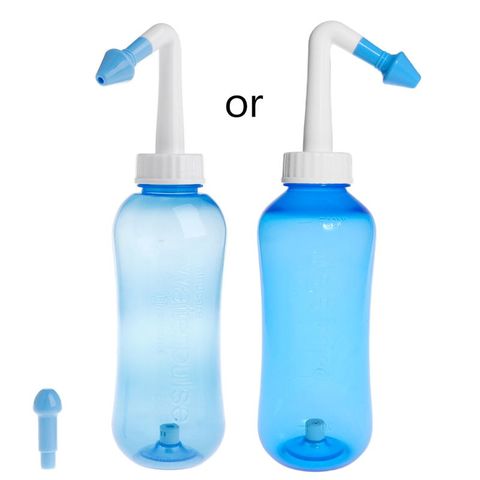 Adultes Enfants Lavage Nasal Cleaner Nez Protecteur Nettoie Humidifie Enfant Adulte Éviter Allergique Rhinite Neti Pot 500 ml ► Photo 1/6