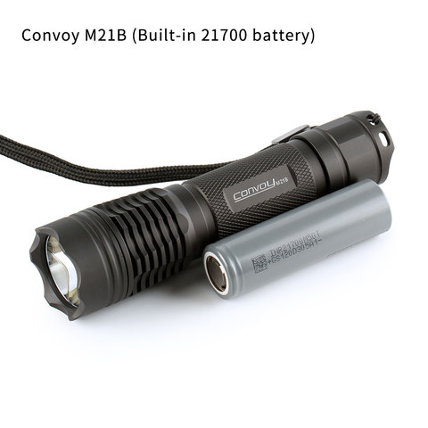 Lampe de poche convy M21B avec luminus sst40, batterie 21700 intégrée ► Photo 1/6