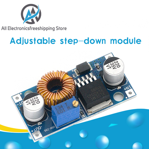 5A XL4015 DC-DC 4-38V à 1.25-36V 24V 12V 9V 5V abaisseur Module d'alimentation réglable LED chargeur au Lithium avec dissipateur de chaleur ► Photo 1/6