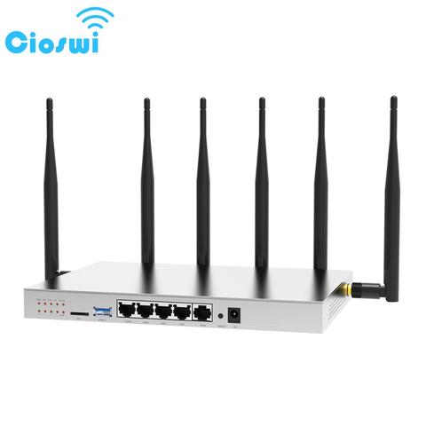 Cioswi – routeur 3G/4G/LTE/WG3526, avec emplacement pour carte SIM, Modem, Wifi puissant, performances stables, 4 à 6 antennes omnidirectionnelles à Gain élevé ► Photo 1/6