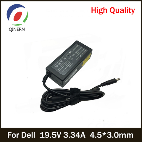 19.5V 3.34A 65W 4.5*3.0mm Adaptateur Chargeur Ordinateur Portable Pour Dell Inspiron 15 3551 3552 3558 5551 5552 5555 5558 5559 7568 P28E P57G ► Photo 1/6