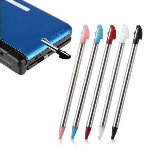 5 pièces couleurs métal rétractable stylet tactile stylo pour Nintendo 3DS XL N3DS LL US nouveauté ► Photo 1/6