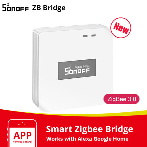 Itead SONOFF ZBBridge Smart Zigbee Bridge contrôle à distance des appareils ZigBee et Wi-Fi sur l'application eWeLink fonctionne avec Alexa Google Home ► Photo 1/6