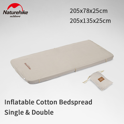 Naturehike – matelas de couchage pour 1 à 2 personnes, couvre-lit ultraléger en coton respirant, housse de matelas pour chambre à coucher, coussin d'air pour voyage en plein Air ► Photo 1/6