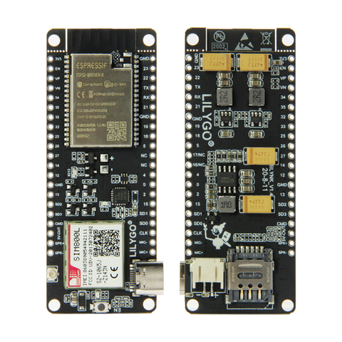 LILYGO®Module sans fil TTGO t-call V1.3 ESP32 antenne GPRS carte SIM Module SIM800L ► Photo 1/6