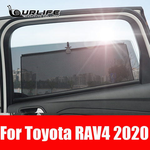 Pare-soleil à relevage automatique pour Toyota RAV4 XA50 RAV4 2022, accessoires de protection solaire pour fenêtre latérale, rideau de voiture ► Photo 1/5