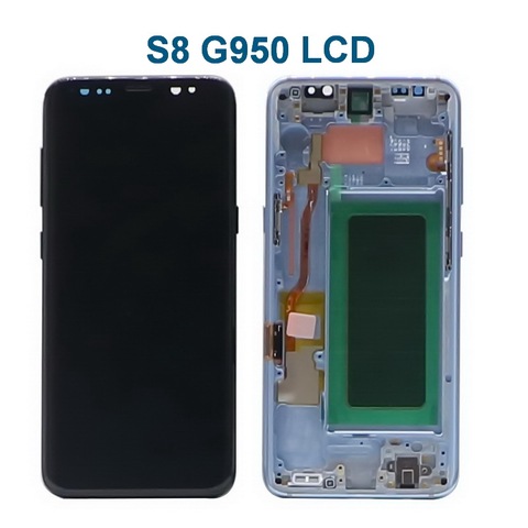 ECRAN LCD d'origine Pour Samsung Galaxy S8 Affichage G950 G950F SM-G950F/DS G950fg Lcd Affichage Écran Tactile Numériseur Assemblée Avec défaut ► Photo 1/6