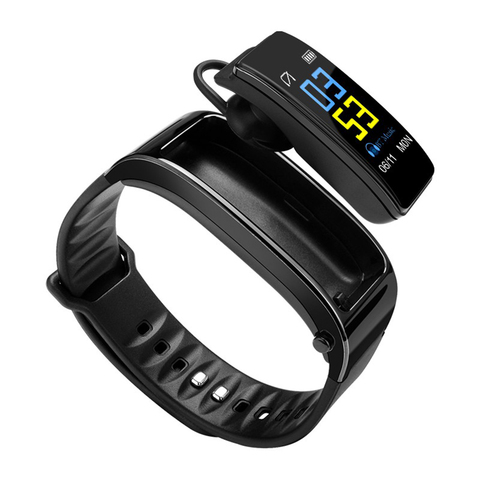 Montre connectée Y3 Plus Bluetooth, avec écouteurs sans fil, moniteur de santé, podomètre, Bracelet d'activité physique, casque d'écoute ► Photo 1/6