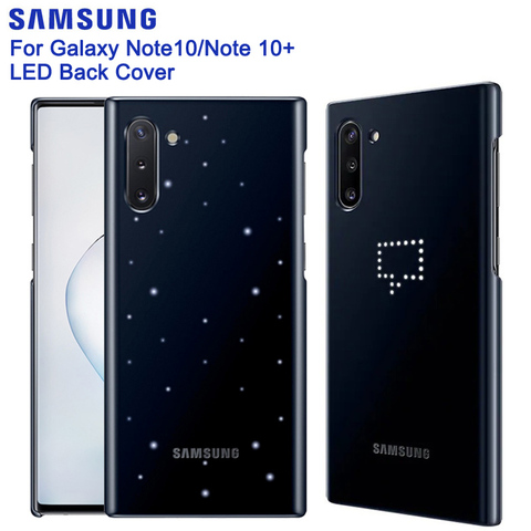 SAMSUNG Original Intelligent LED coque arrière pour Samsung Galaxy Note10 Note 10 5G NoteX Note X Note10 PLUS 5G couverture de téléphone dur ► Photo 1/6