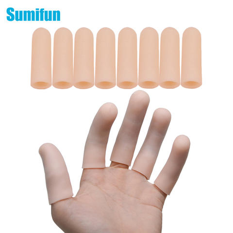 Tubes en Gel en Silicone, 2 pièces, protection des doigts, des petits orteils, des cloques de maïs, soulagement de la douleur, housse, séparateurs pour les orteils, outil de soin des pieds ► Photo 1/6