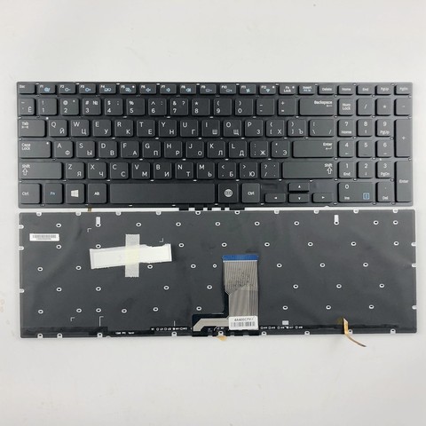 Clavier rétro-éclairé russe, américain et arabe pour Samsung Ativ Book 6, NP670Z5E-X01CL -X02CL ► Photo 1/3