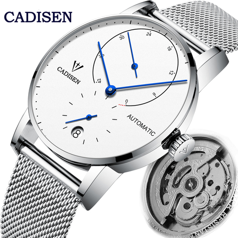 CADISEN – montre-bracelet automatique mécanique pour hommes, marque de luxe, mode Sport, étanche, horloge de stockage d'énergie ► Photo 1/6
