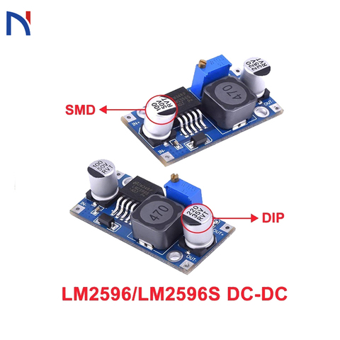 LM2596 LM2596s DC-DC Module d'alimentation abaisseur 3A Module abaisseur réglable LM2596S-ADJ régulateur de tension 24V 12V 5V 3V ► Photo 1/6