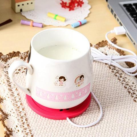 5 V USB Silicone Chaleur Warmer Chauffe-Lait Thé Café Tasse Boissons Chaudes Coupe Boissons ► Photo 1/6