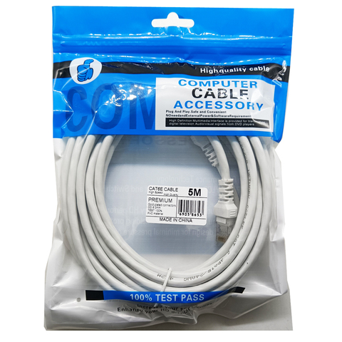 CAT6 Ethernet câble plat UTP CAT6 câble réseau Gigabit Ethernet Patch Cordon RJ45 réseau GigE Lan câble 2 m/5 m/10 m/20 m ► Photo 1/5