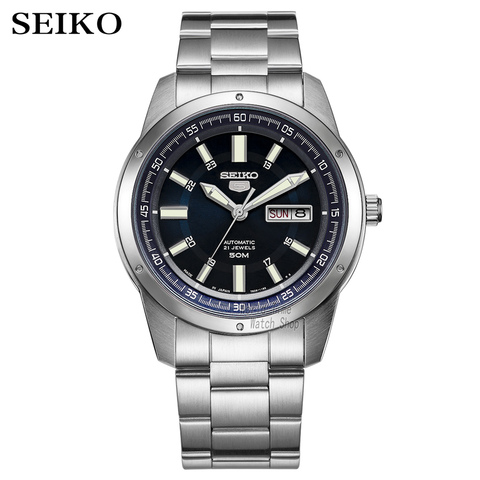 Seiko montre hommes 5 automatique montre haut de luxe marque Sport hommes ensemble de montre hommes montre étanche montre relogio masculino SNZG15J1 ► Photo 1/6