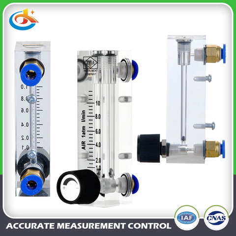 Débitmètre à flotteur d'air en acrylique, Type d'insertion, rotamètre de gaz ► Photo 1/4