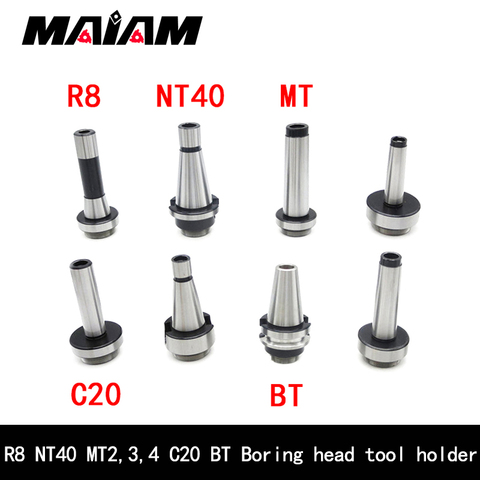 1 pièces BT30 BT40 NT30 NT40 R8 MT2 MT3 MT4 MT5 C20 F1 porte-outil D'alésage Brute alésage Haute précision porte-outils 0.005mm 50/75/100mm ► Photo 1/5