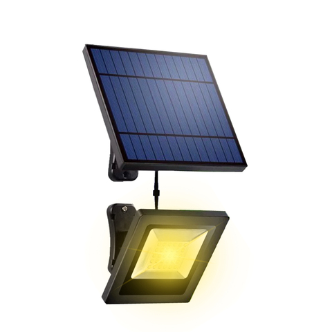 lampe solaire exterieur Lumières solaires séparées LED avec panneau solaire séparable 5M cordon projecteur lampe solaire d'intérieur mur de jardin éclairage solaire souterrain ► Photo 1/6