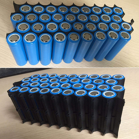 Support de batterie 1 pièces 10x cellule en plastique for18650 support d'espacement de batterie support de cellule cylindrique ► Photo 1/6