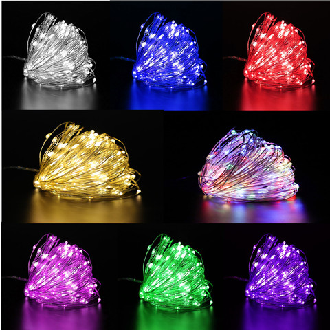 Guirlande lumineuse de noël pour maison, 1m/2m/3m/5m/10m, LED cordes lumineuses lumineuses féeriques, joyeux nouvel an, noël 2022, noël 2022 ► Photo 1/6