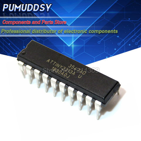 2 pièces ATTINY2313A-PU ATTINY2313 atminuscule 2313 DIP20 8 bits microcontrôleur puce nouveau ORIGINAL vente chaude IC ► Photo 1/1