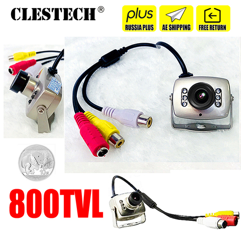 Super petit ont Vision nocturne 700TVL CCTV HD mini caméra AV Audio MICRO produits de Surveillance en métal Surveillance MICRO vidicon ► Photo 1/6