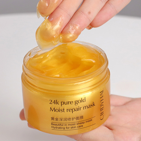 Crème pour le visage au collagène, 120g, sérum Anti-rides, or 24k, masque de sommeil, crème blanchissante, hydratante, Anti-âge, TSLM2 ► Photo 1/6