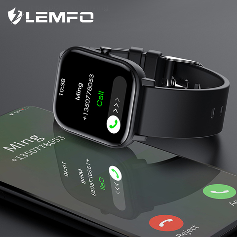 LEMFO montre intelligente Bluetooth appel 1.6 pouces 320*385 HD écran Fitness Bracelet soutien 20 types de langues pour gts Android ► Photo 1/6