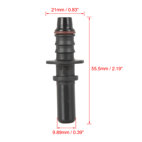 Connecteur de connexion mâle universel-lisse | X Autohaux, tuyau de ligne de carburant de voiture, 9.89mm ID8 10 pièces ► Photo 1/6