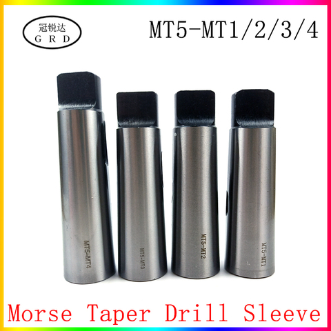 Morse – manchon de perceuse conique MT5 à MT4 MT3 MT2 MT1, adaptateur conique pour mandrin de perceuse MT5-MT1 MT5-MT2 MT5-MT3 MT5-MT4 manchon ► Photo 1/6