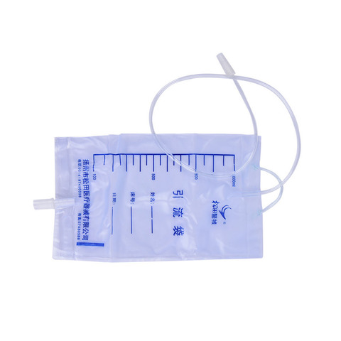 5 Pcs/lot jetable 1000ML sac collecteur d'urine sac d'urine médical Latex manchon Type mâle sac de Drainage ► Photo 1/6