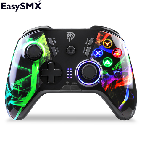 EasySMX ESM-9110 manette de jeu sans fil contrôleur pour PC Win 7/8/10 Android TV/TV boîte PS3 Vibration LED boutons personnalisés ► Photo 1/6