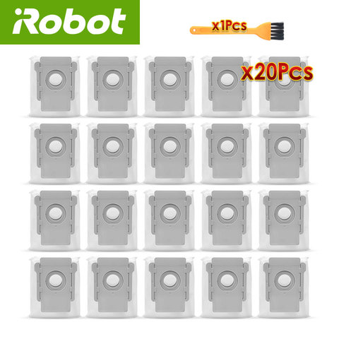 Accessoires de remplacement pour aspirateur robot iRobot Roomba i7 plus E5 E6 s9 +, sacs anti-poussière, pièces de rechange de balayage ► Photo 1/4