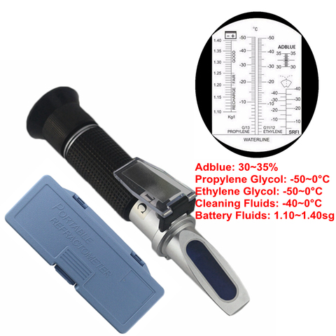 Réfractomètre antigel 4 en 1, Instrument de test de voiture, propylène Glycol, testeur de batterie, compteur SG ► Photo 1/6