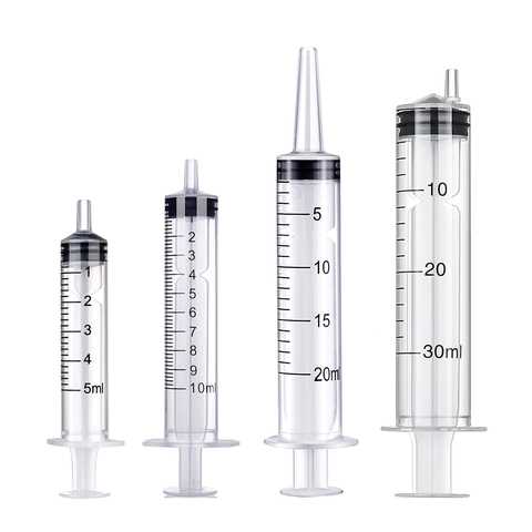 Seringue de mesure des nutriments stériles 5/10/20/30ml, outils de mesure, pour l'alimentation des chiens et des chats, en plastique, réutilisable, brillant à lèvres, outils de remplissage ► Photo 1/5